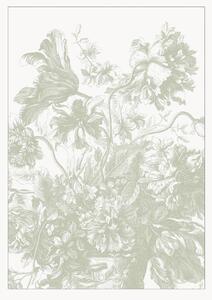 Tapeta Engraved Flowes
