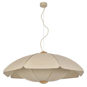 Lampa Wisząca MARKET SET, Coquillage, ściemnialny, beżowy, salon, tkanina | tekstylia, design