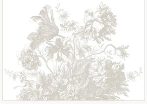 Tapeta Frans Uyterlinde - Engraved Flowers