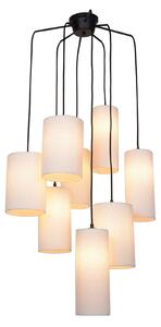 Lampa Wisząca MARKET SET, Cosiness, ściemnialny, biały, salon, tkanina | tekstylia, design