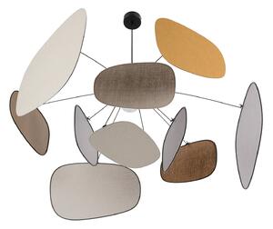 Lampa Wisząca MARKET SET, Screen 70's, ściemnialny, wielokolorowy, salon, tkanina | tekstylia, design