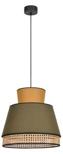 Lampa Wisząca MARKET SET, Singapour M, ściemnialny, zielony, salon, tkanina | tekstylia, design