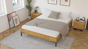 Łóżko drewniane Yoko 120x200 Soolido Meble dębowe
