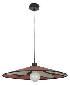Lampa Wisząca MARKET SET, Sonia Laudet, ściemnialny, pudrowy róż, salon, tkanina | tekstylia, design