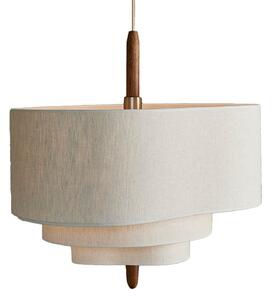 Lampa Wisząca MARKET SET, Pebble, ściemnialny, beżowy, salon, tkanina | tekstylia, design