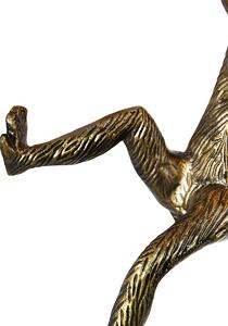 Złoty Kinkiet / Lampa scienna vintage - Animal Monkey Oswietlenie wewnetrzne