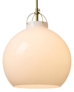 Lampa Wisząca Halo Design, TOSCANA, ściemnialny, biały, jadalnia, szkło, design
