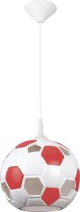 Lampa w kształcie piłki E394-Ball - czerwony
