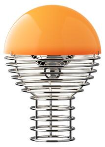 Lampa Stołowa Verpan, Wire, ściemnialny, pomarańczowy, salon, stal szlachetna, design