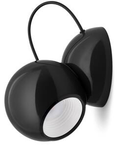 Lampa Ścienna Stilnovo, Gravitino, ściemnialny, czarny, salon, metal, design