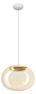 Lampa Wisząca Stilnovo, La Mariée, ściemnialny, złoty | mosiężny, salon, szkło, design