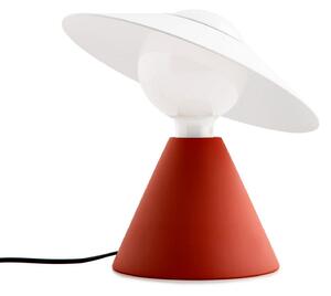 Lampa Stołowa Stilnovo, Fante, czerwony, salon, tworzywo sztuczne, design