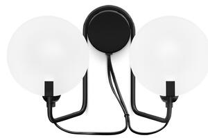 Lampa Ścienna Stilnovo, Bugia, ściemnialny, czarny, salon, metal, design