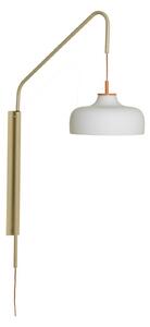 Lampa Ścienna Hübsch, Current, beżowy, salon, szkło, nowoczesny