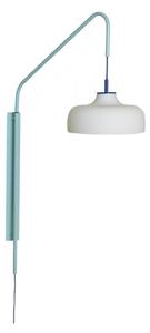 Lampa Ścienna Hübsch, Current, niebieski, salon, szkło, nowoczesny