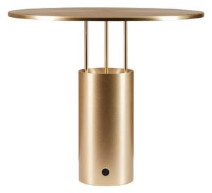 Lampa Stołowa Piet Hein, Tempel280, ściemnialny, złoty | mosiężny, sypialnia, aluminium, design