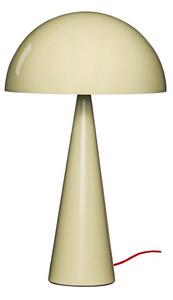 Lampa Stołowa Hübsch, Mush, beżowy, salon, metal, nowoczesny