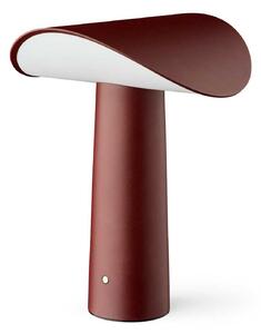Lampa Stołowa GEJST, Lium, ściemnialny, czerwony, salon, aluminium, nowoczesny