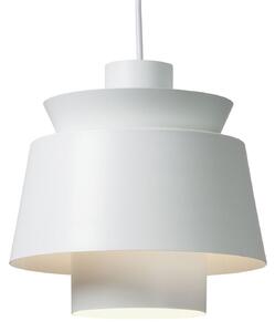 Lampa Wisząca &Tradition, Utzon JU1, ściemnialny, biały, salon, metal, design