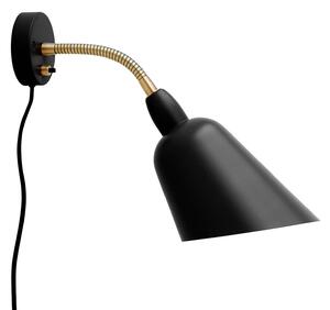 Lampa Ścienna &Tradition, Bellevue AJ9, ściemnialny, czarny, salon, metal, design
