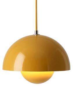 Lampa Wisząca &Tradition, Flowerpot VP1, ściemnialny, żółty, salon, metal, design