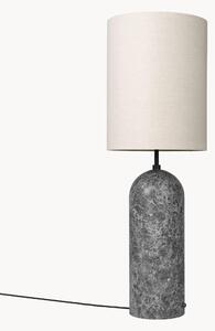 Lampa podłogowa z marmuru z funkcją przyciemniania Gravity, W 130 cm