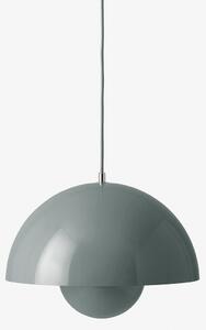 Lampa Wisząca &Tradition, Flowerpot VP7, ściemnialny, szary, salon, metal, design