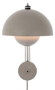 Lampa Ścienna &Tradition, Flowerpot VP8, szary, salon, metal, design