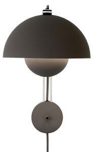 Lampa Ścienna &Tradition, Flowerpot VP8, czarny, salon, metal, design