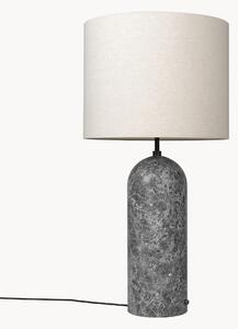 Lampa podłogowa z marmuru z funkcją przyciemniania Gravity, W 120 cm