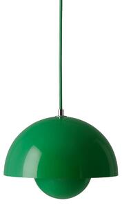 Lampa Wisząca &Tradition, Flowerpot VP1, ściemnialny, zielony, salon, metal, design