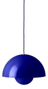 Lampa Wisząca &Tradition, Flowerpot VP7, ściemnialny, niebieski, salon, metal, design