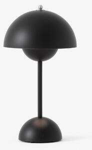 Lampa Stołowa &Tradition, Flowerpot VP9, ściemnialny, czarny, salon, tworzywo sztuczne, design