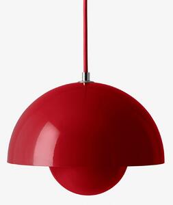 Lampa Wisząca &Tradition, Flowerpot VP1, ściemnialny, czerwony, salon, metal, design