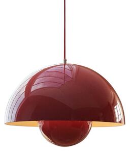 Lampa Wisząca &Tradition, ściemnialny, czerwony, salon, metal, design