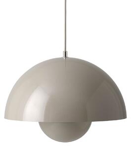 Lampa Wisząca &Tradition, Flowerpot VP7, ściemnialny, szary, salon, metal, design