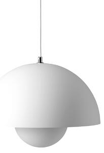Lampa Wisząca &Tradition, Flowerpot VP7, ściemnialny, biały, salon, metal, design