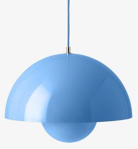 Lampa Wisząca &Tradition, Flowerpot VP7, ściemnialny, niebieski, salon, metal, design