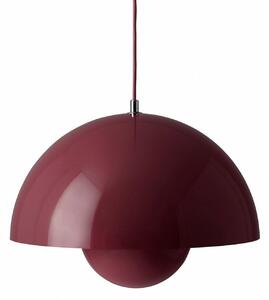 Lampa Wisząca &Tradition, Flowerpot VP7, ściemnialny, fioletowy, salon, metal, design