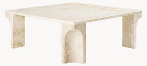 Stolik kawowy z trawertynu Doric, S 80 cm