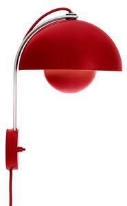 Lampa Ścienna &Tradition, Flowerpot VP8, czerwony, salon, metal, design