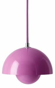 Lampa Wisząca &Tradition, Flowerpot VP10, ściemnialny, pudrowy róż, salon, metal, design