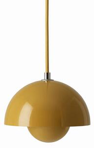Lampa Wisząca &Tradition, Flowerpot VP10, ściemnialny, żółty, salon, metal, design