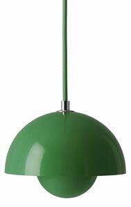 Lampa Wisząca &Tradition, Flowerpot VP10, ściemnialny, zielony, salon, metal, design