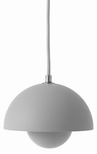 Lampa Wisząca &Tradition, Flowerpot VP10, ściemnialny, szary, salon, metal, design
