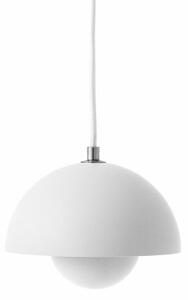 Lampa Wisząca &Tradition, Flowerpot VP10, ściemnialny, biały, salon, metal, design