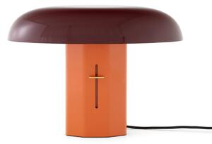 Lampa Stołowa &Tradition, Montera JH42, ściemnialny, czerwony, salon, aluminium, design