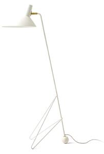 Lampa Podłogowa &Tradition, Tripod HM8, biały, salon, aluminium