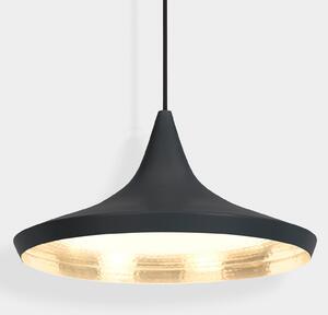Lampa Wisząca Tom Dixon, Beat, ściemnialny, czarny, salon, mosiądz, design