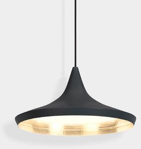 Lampa Wisząca Tom Dixon, Beat, ściemnialny, czarny, salon, mosiądz, design